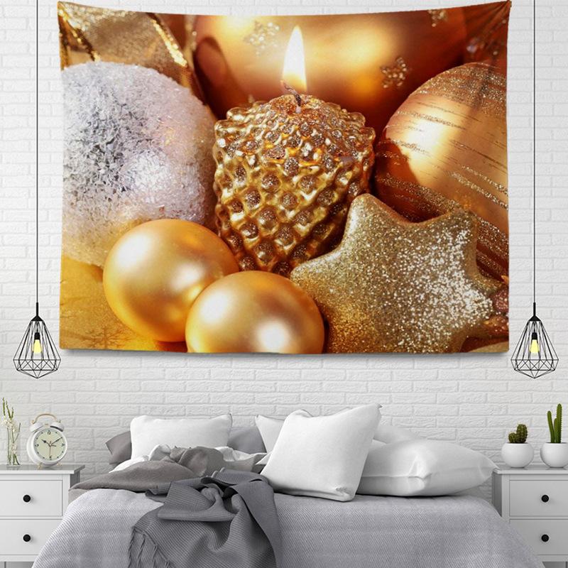 Hängende Wandteppiche aus Stoff im weihnachtlichen Stil