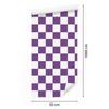 Checkerboard wallpaper purple, white and light gray 50x1000