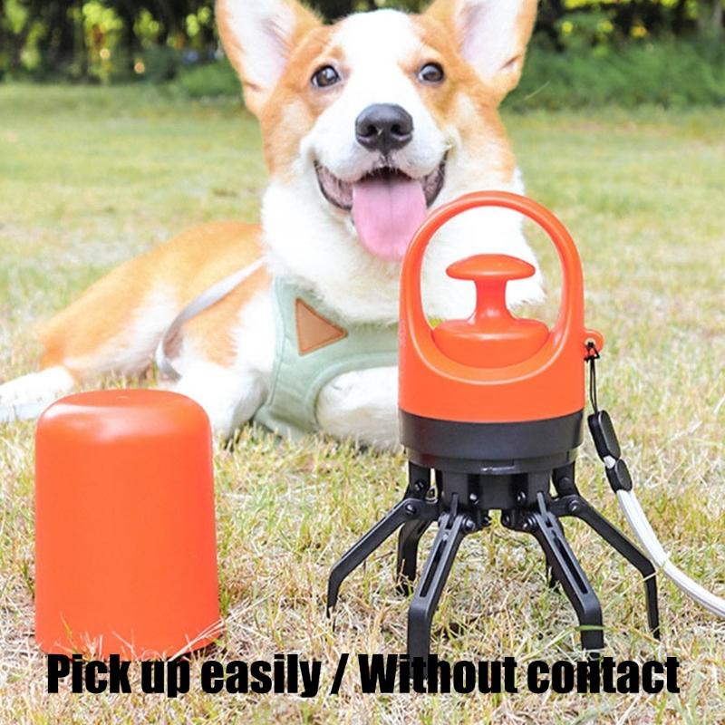 Convenient Pet Poop Scooper Keep Hand Clean And Environment Grip Style For Easy Use for Neighborhoods