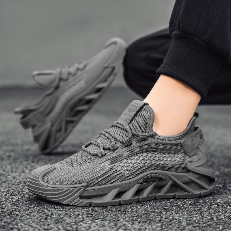 Fashion Men Sports Shoes Luxury Casual Sneakers Mesh Running Shoes Summer Lightweight Platform Fashion Basketball Walking Shoes for Men