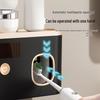 Wall-Mounted UV Sterilizing Toothbrush Holder and Cup in Gunmetal Gray