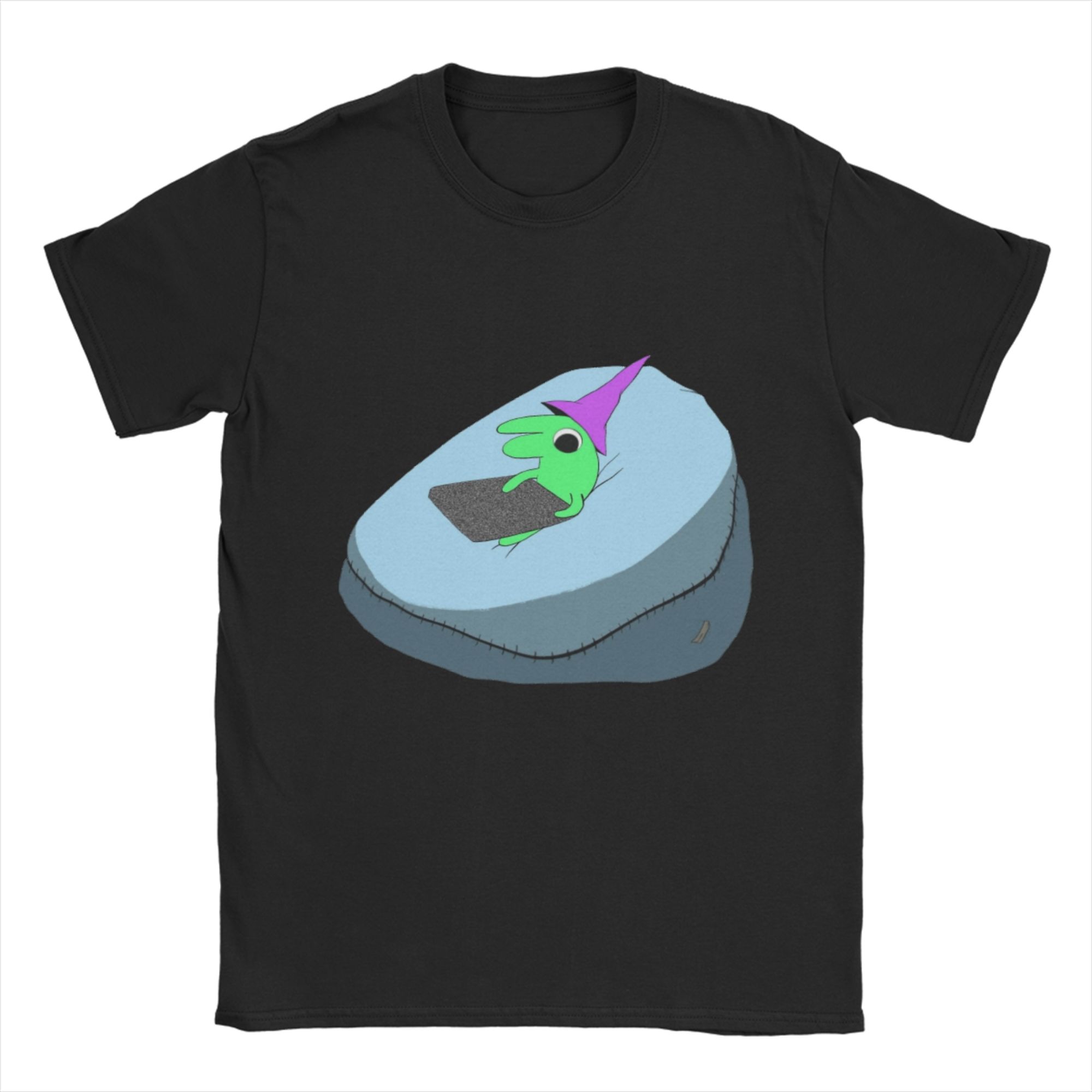 

Smiling Friends Men s T Shirt Vintage Tees Short Sleeve Round Neck T-Shirts Cotton 4XL 5XL 6XL Tops 5XL різнокольоровий