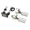Electric Bicycle Controller Kit Electric Bike Dual Drive Motor Control Panel with SW900 LCD Display Meter for Electric