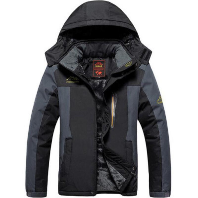 Shell Jacket Work Clothes Men's Outdoor Sports Waterproof plus-Sized plus-Sized Cotton Coat Windbreaker