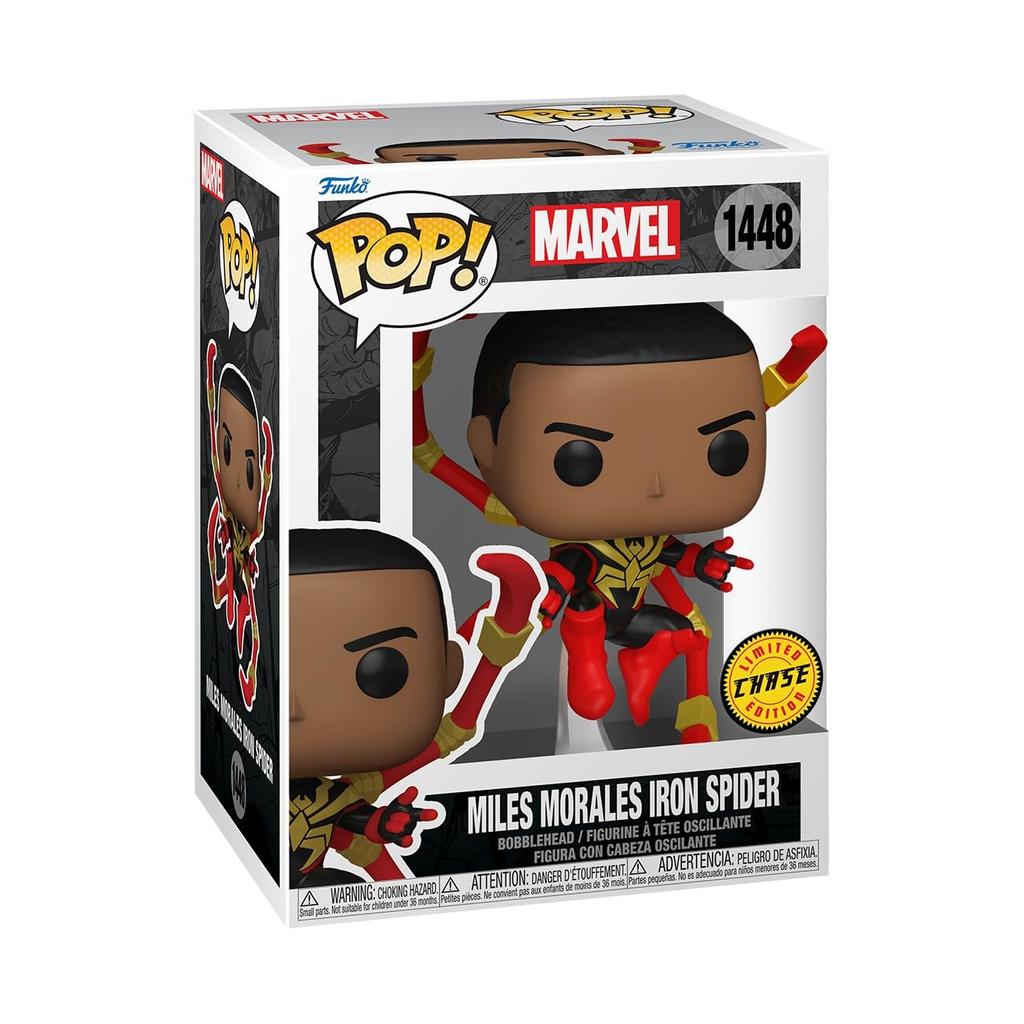 Marvel Miles Morales Iron Spider Figure Funko SP Comics MILES MORALES IRON SPIDER Marvel Funko Spider-Man POP! Spider-Man