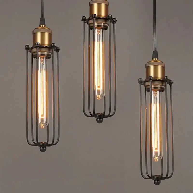 Industrial Style Creative Restaurant Small Chandelier American Retro Iron Bar Table Cafe Internet Cafe Box Industrial Style Lamp