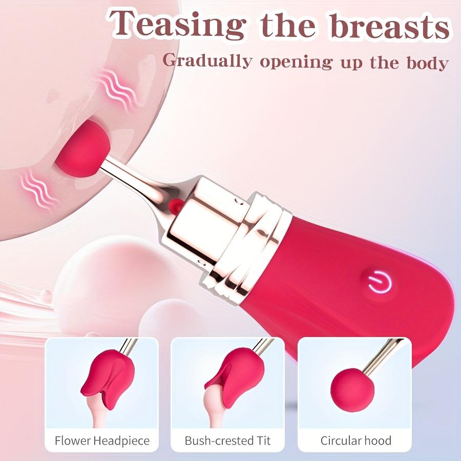 High-frequency Mini Bullet Vibrator Female Adult Toy Massager 4-in-1 G-Spot Vibrating Massager 10 Vibration Modes Clitoral Nipple Stimulator For Women