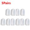 1-10Pair Transparent Silicone Toe Covers Women Gel Little Toes Protector Tube Foot Care Finger Caps Elasticity Prevents Blisters