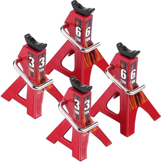Mini 6 Ton 3 Ton Metal Simulation Jack Stand for D90 Axial Wraith SCX10 1/10 RC Crawler Car