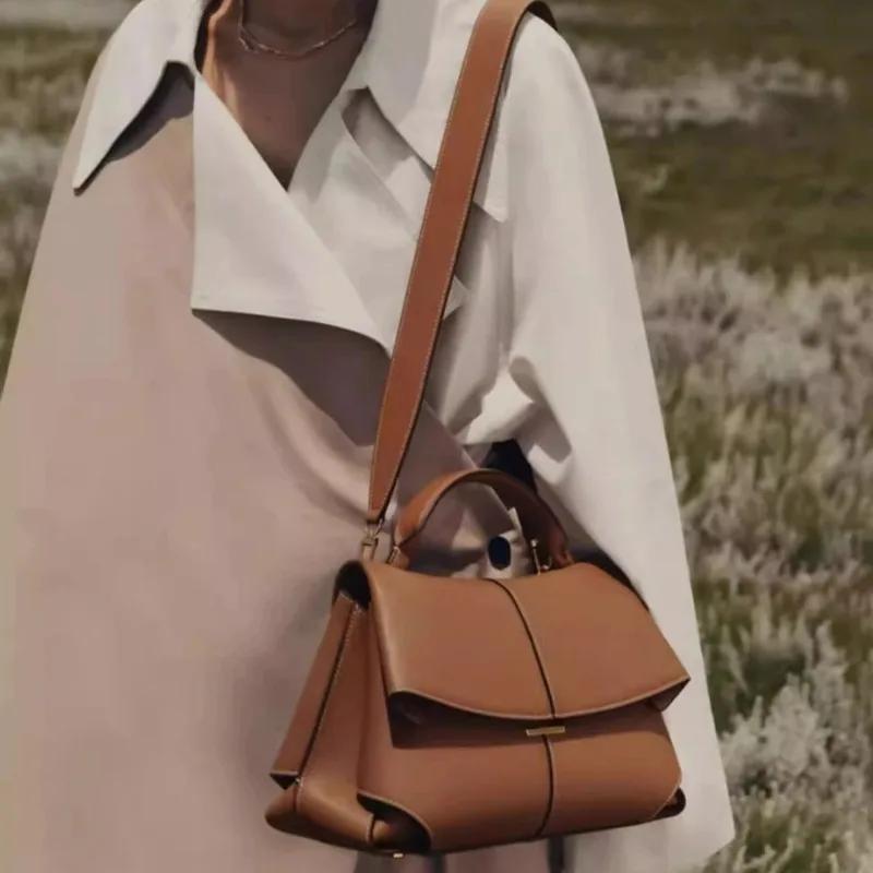 Neue beliebte Modeserie: Neue Damenhandtasche im europäischen und amerikanischen Stil – plissierte Lederhandtasche