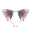 Cat Ears Bell Headband - Cosplay Catwoman Hair Accessory for Christmas & Halloween