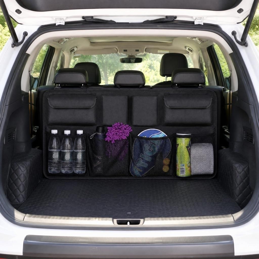 Foldable Car Storage Hanging Bag for Rear and Trunk