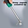 Double Purpose Screwdriver With Wire Stripping And Cable Winding Function Magnetic Tip For Electrical Maintenance