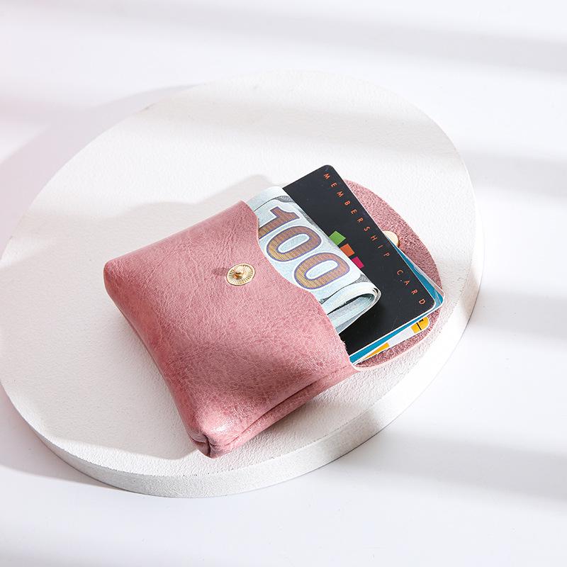2022 New Korean Style Women’s Mini Coin Purse: Cute, Simple Holder for Coins, Earphones, Cables, and Cards