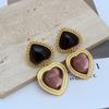 Elegant Light Luxury Shell Heart Earrings for Gentle, Sweet Style