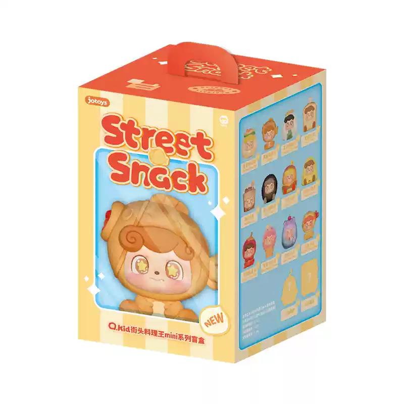 In Stock Q.Kid Street Snack Mini Series Toys Bag Dolls Cute Action Figure Desktop Ornaments Gifts Collection