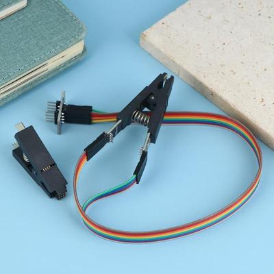 Sop8 To Dip8 Programmer Testing Clip 8 Pin Ic Test Clip Clamp Pitch 1.27Mm For Eeprom 93Cxx 25Cxx 24Cxx In Circuit Programming