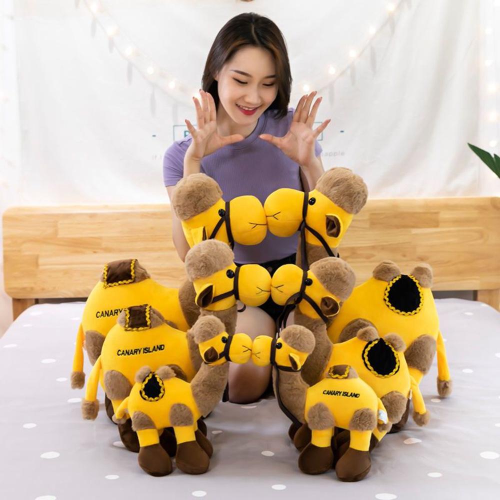 30 cm Neues Simulations-Kamel-Stofftier Wüstentier-Puppe Höcker Senden Kindergeburtstagsgeschenk Familie Anime-Dekorationen