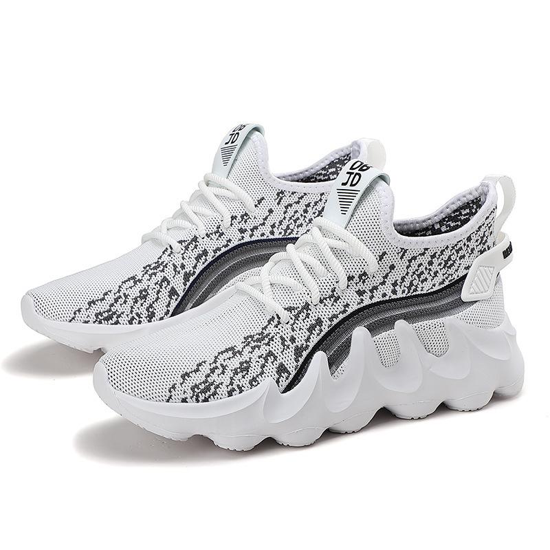 Spring and Autumn Platform Sneakers Lightweight Breathable Mesh Running Shoes Student Sneakers