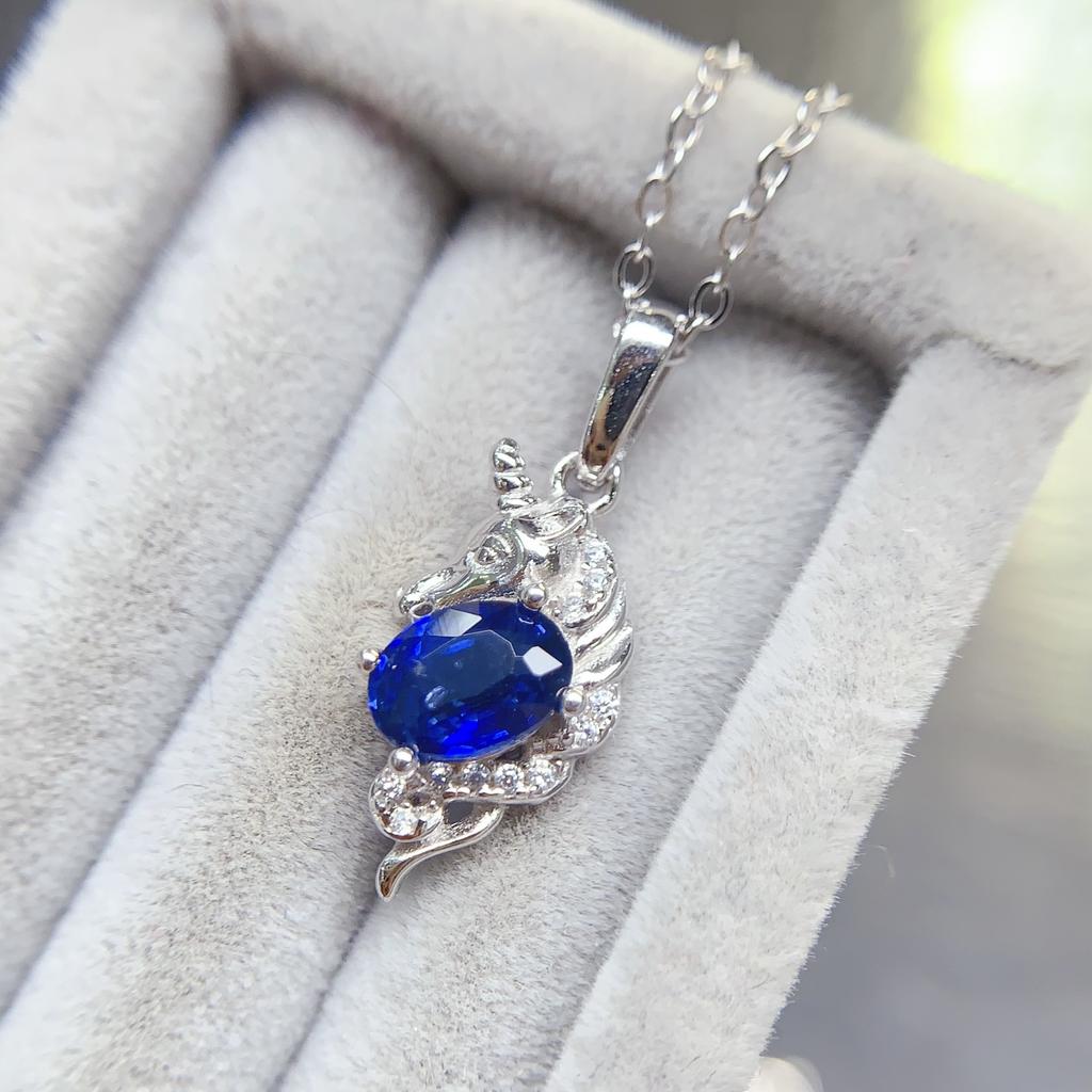 Bulk 925 Sterling Silver Natural Gemstone Custom Fashion Charm Animal Women Pendant Necklace for Daily Wear