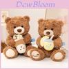 Plüsch-Teddybär-Kissen für Kinder mit weicher Polyesterfüllung Geschenkidee für Kinder