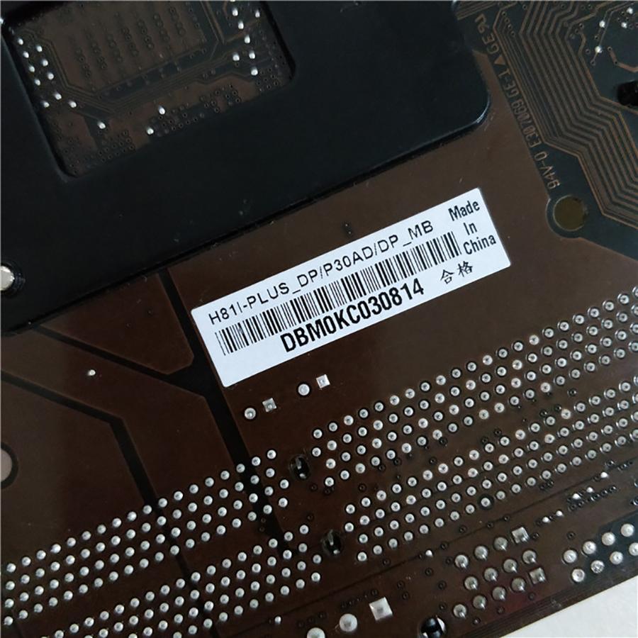Para H81I-PLUS LGA 1150 Intel H81 HDMI SATA 6Gb/s USB 3.0 Mini ITX Placa-mãe Intel