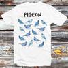 The Pigeons Pigeon List Names Garden Birds T Shirt B1327