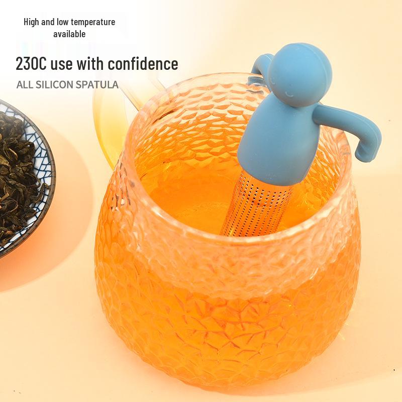 Stainless Steel Creative Tea Strainer & Leaf Filter for Easy Brewing