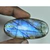 112Cts.Natural Labradorite Blue Flash Oval Cabochon Loose Gemstone 27X61X6MM B-306