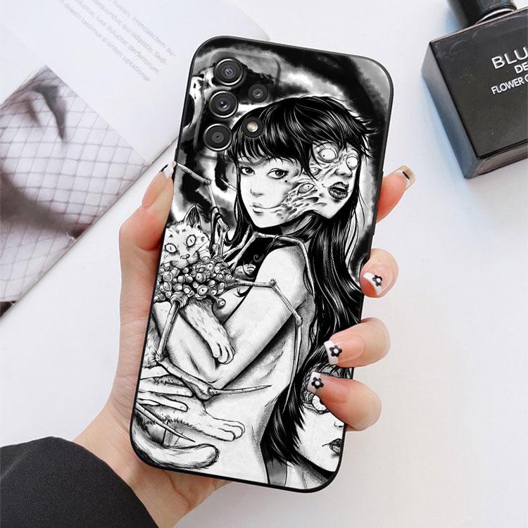 Comic T-Tomies Junjis Ito Phone Case For Samsung Galaxy S24 FE S25 Ultra A03 A04 A05 A06 A12 A13 A16 A26 A35 A36 A56 A55 Cover
