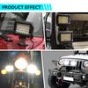 LED Light Bar Waterproof Offroad Fog Light 120W Driving&Work Light Bar Spot Flood Beams Combo for UTV ATV Truck Boat