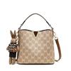 Fashion Light Luxury One-shoulder Bucket Bag Female Spring and Summer Crossbody Bag Small Bag