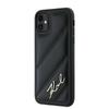 Karl Lagerfeld KLHCN61PQDSMGK iPhone 11 / Xr 6.1" Black/black Hardcase Diagonal Quilted Script