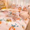 Cartoon Dormitory Three-piece Set Single Bedding Quilt Cover Double Bed Sheet Four-piece Set