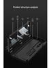 Samsung Z Fold4 Magnetic Pen Slot Case with Full Hinge Coverage and Film Protection