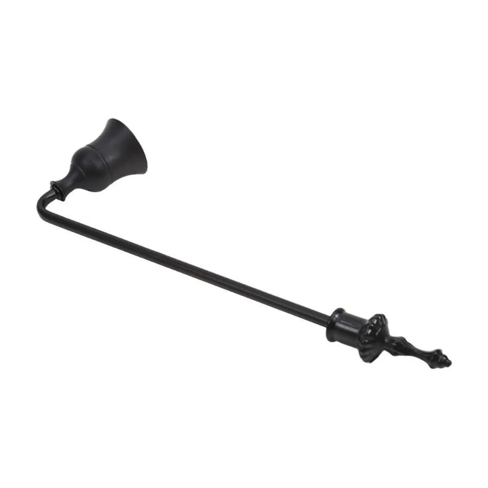 Elegant Bell Shaped Candle Wick Trimmer Long Handle Turn Off Extinguisher Candle Blower Flame Snuffer Home