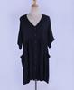 European & American Cotton Bamboo Pocket Swimsuit Cover-up