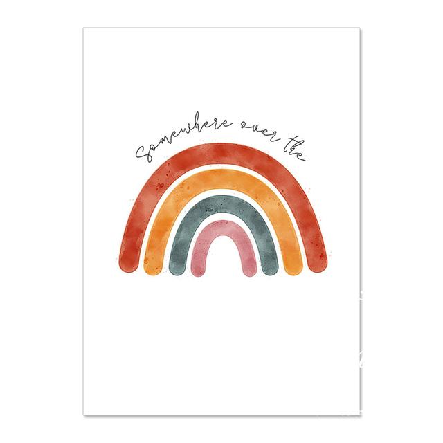 Nordic Decoration Sheets Picture Wall Art Poster Children's Canvases Room Paintings For Nursery Decorative Prints Wall Posters No Frame