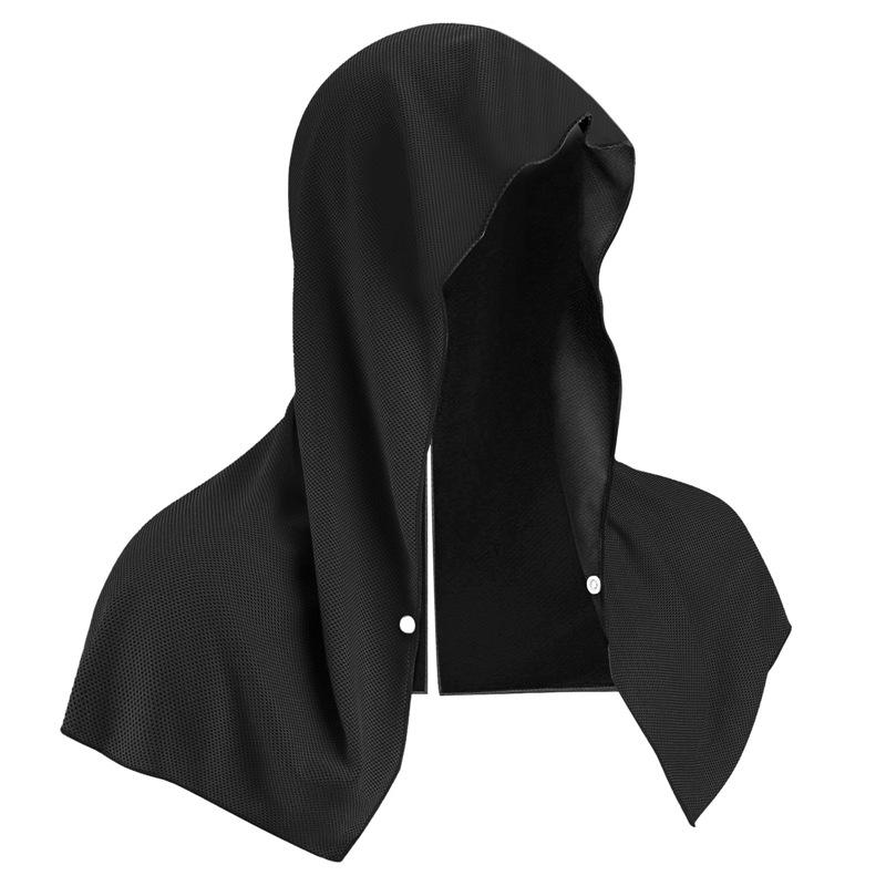 Outdoor Sports Cooling Hooded Towel U Shape Cold Neck Gaiter Quick Dry Headband for Gym Beach Camping Sun Protection