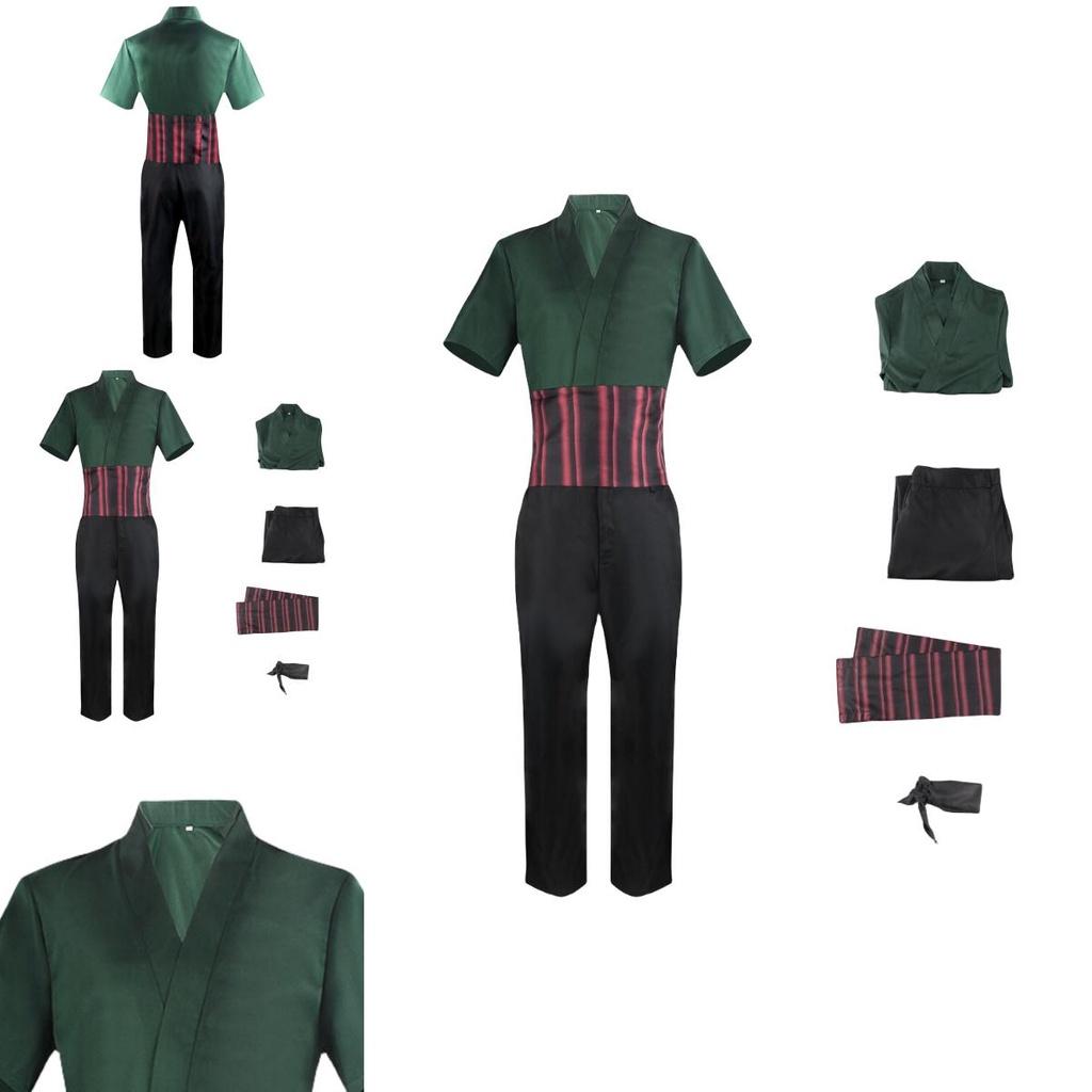 Authentic Zoro Cosplay Outfit For Men Anime-inspired Role Play Costume