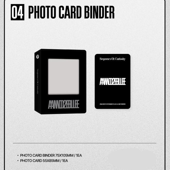 AND2BLE - [Sequence 01: Curiosity] POP-UP STORE MD PHOTO CARD BINDER