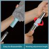 6pcs Extendable Long Handle Duster | For Cleaning Under Beds, Sofas & Gaps, with 5 Replaceable Cloths, Household Cleaning Tool