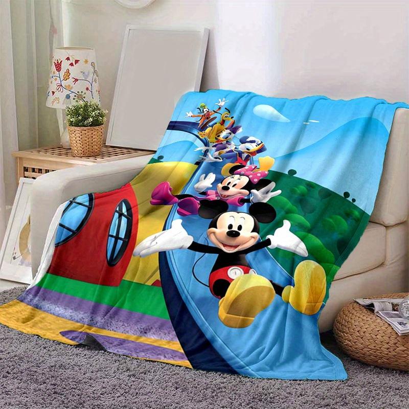 

1pc,Mickey Mouse Clubhouse Blanket Soft & Cozy Throw for Fans of Disney s Classic Characters Perfect Gift, Ideal for Bed, Couch, Travel, Camping, Car 80cmx120cm