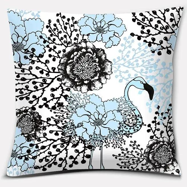 Office Living Room Home Pillowcase Blue Penguin Animal Pillowcase Car Ornaments