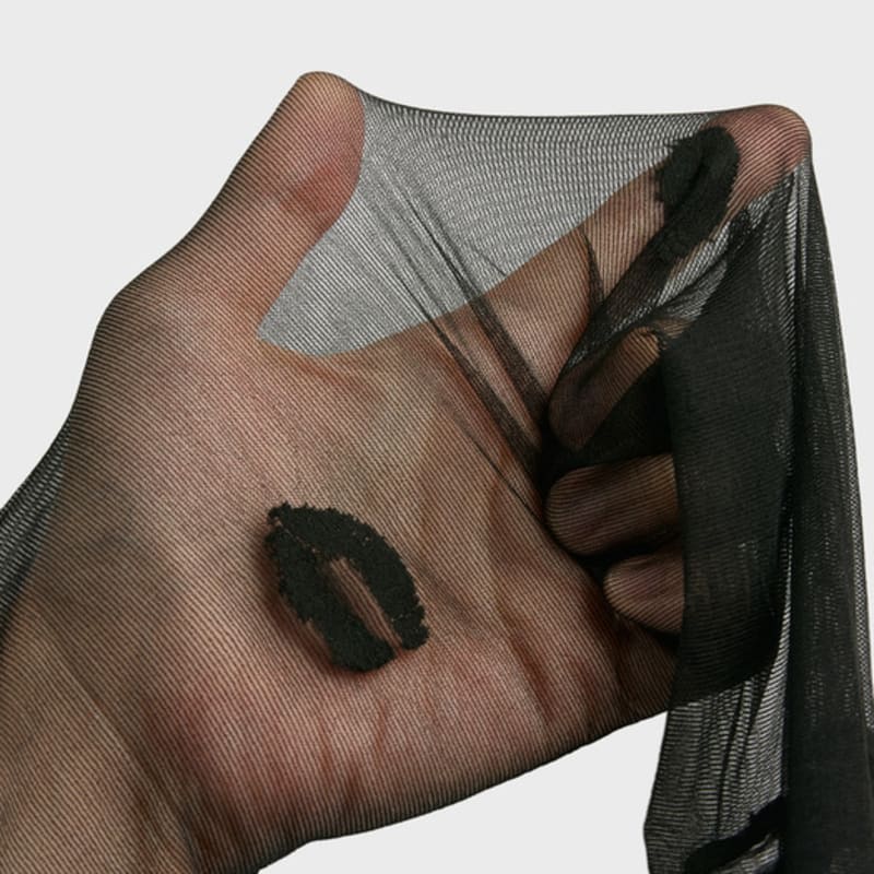 HUGDAY [10 Denier] Strumpfhose mit Lippenmuster