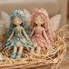 Cute Fairy Dolls Comprehensive Patchwork Kit Ring Fabric Green 30 Cm 1 Pc