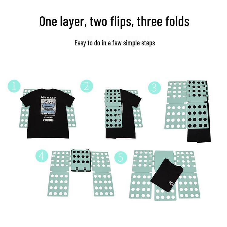 TikTok Inspired Lazy Folding Board - Enlarged T-Shirt and Shirt Organizer