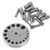 Circle Round Disc Cutter Set Professional Steel Jewelry Making Metal Forming Pendant Punch Tool