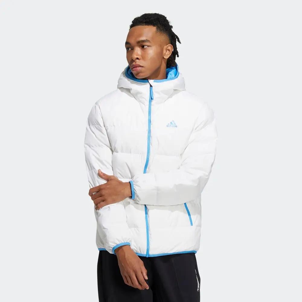 New Adidas Down Jacket Unisex White HZ2595