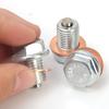 Magnetic Oil Drain Plug M14x1.5 Neodymium Magnet Stainless Steel Bolt for Honda Hyundai Volkswagen Kia Heavy Duty Oil Plug Oil Drain Plugs 3